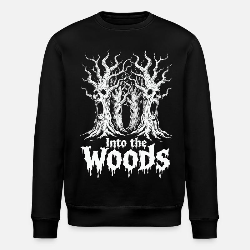 Into the Woods Totentraum - Stanley/Stella Unisex Bio-Sweatshirt ROLLER - Schwarz