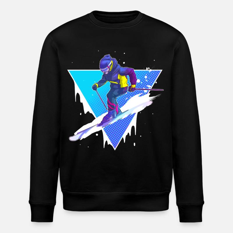 Ski - Stanley/Stella Unisex Bio-Sweatshirt ROLLER - Schwarz