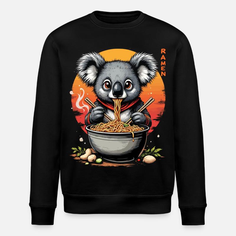Koala Ramen Master - Sweat bio ROLLER Stanley/Stella Unisexe - noir