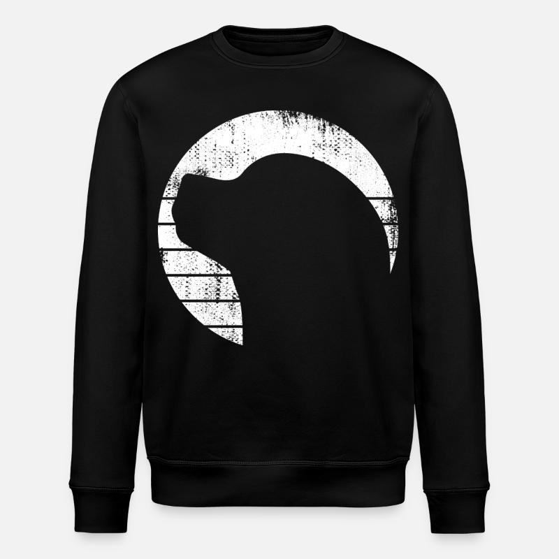 Dessin de chien - Sweat bio ROLLER Stanley/Stella Unisexe - noir