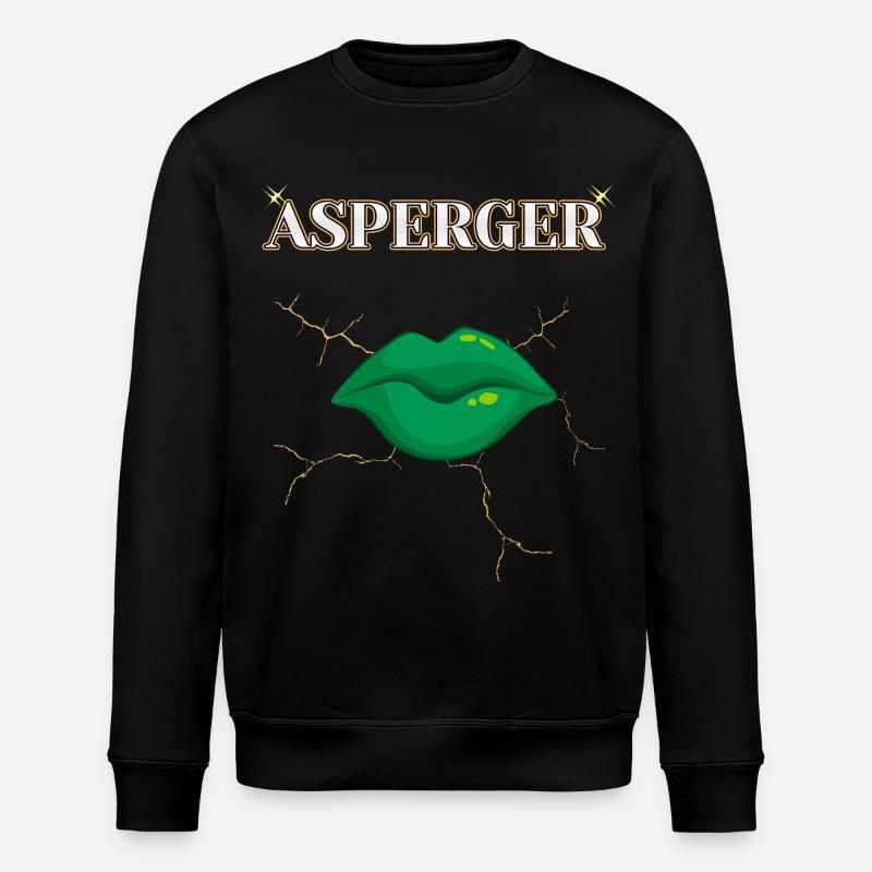 AUTISME ASPERGER DESIGN MODERNE  - Sweat bio ROLLER Stanley/Stella Unisexe - noir