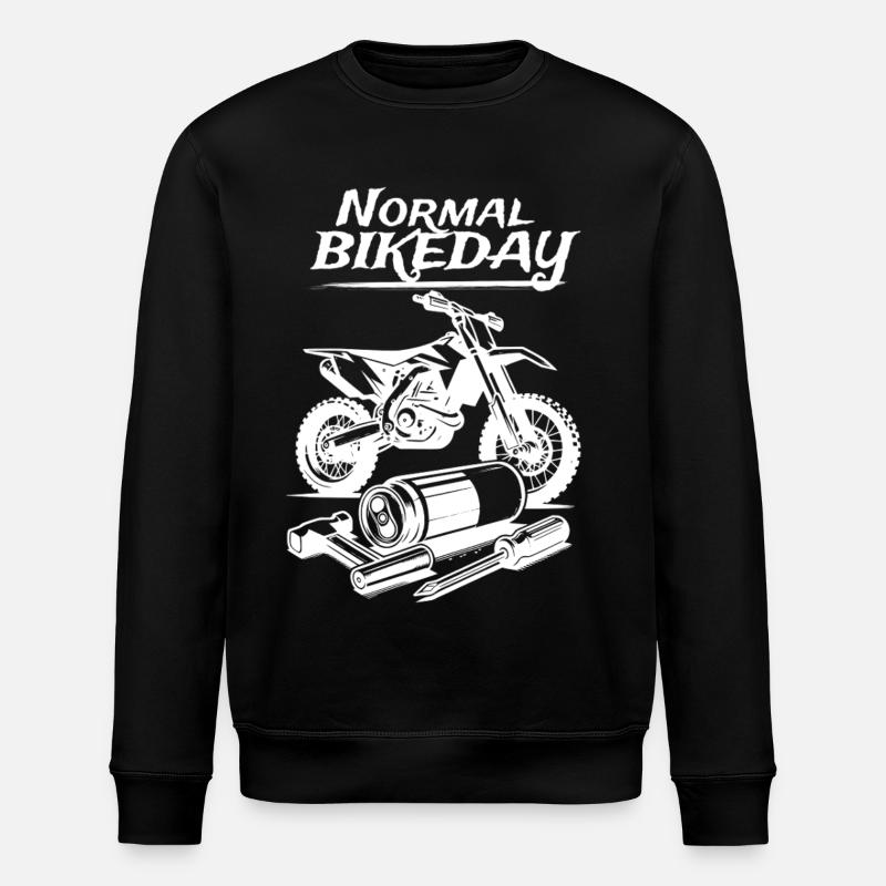 Journée de vélo normale - Sweat bio ROLLER Stanley/Stella Unisexe - noir