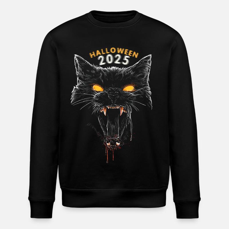 Halloween 2025 Chat Noir - Sweat bio ROLLER Stanley/Stella Unisexe - noir