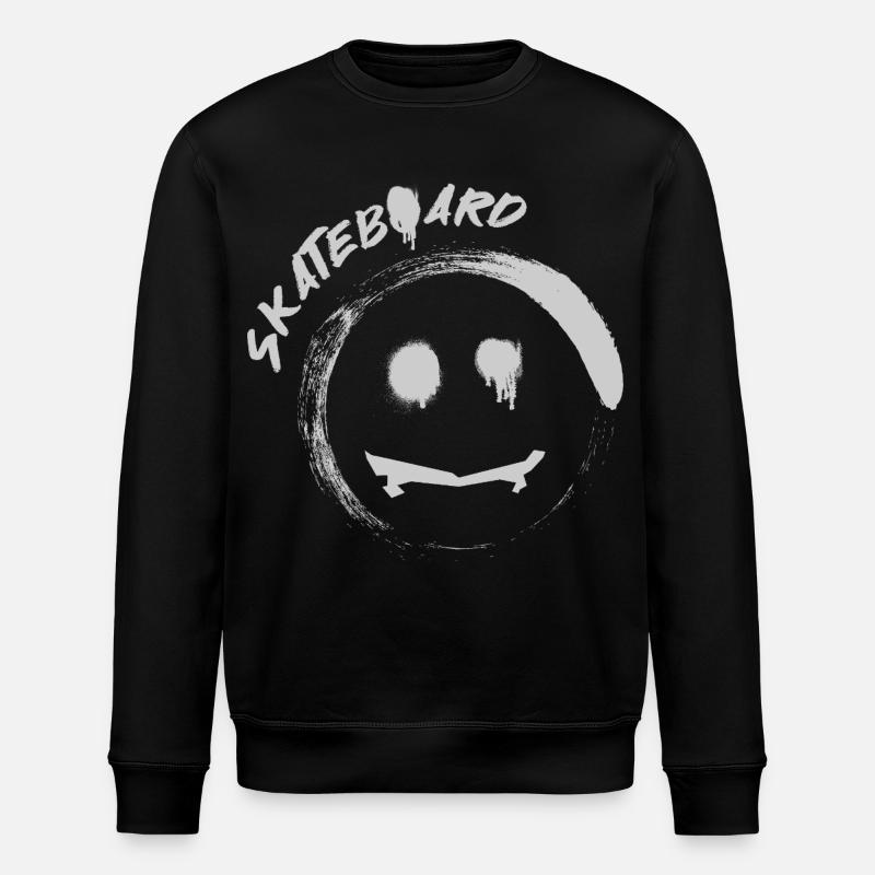 Skateboard - Stanley/Stella Unisex Bio-Sweatshirt ROLLER - Schwarz