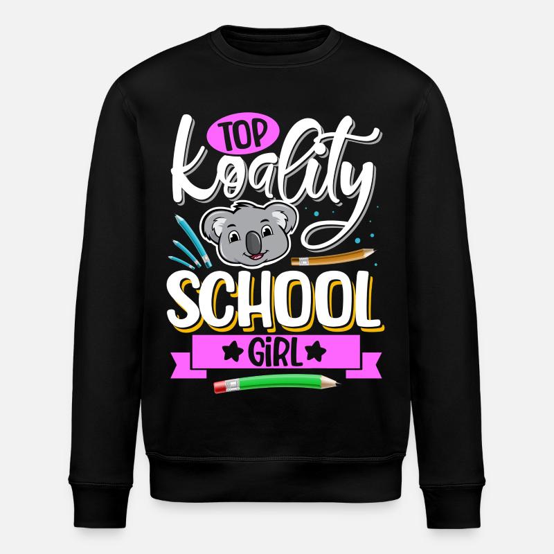 Top Koality Écolière - Sweat bio ROLLER Stanley/Stella Unisexe - noir