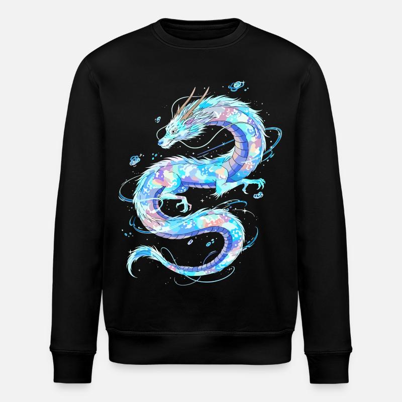 Dragon d’eau éthéré - Sweat bio ROLLER Stanley/Stella Unisexe - noir