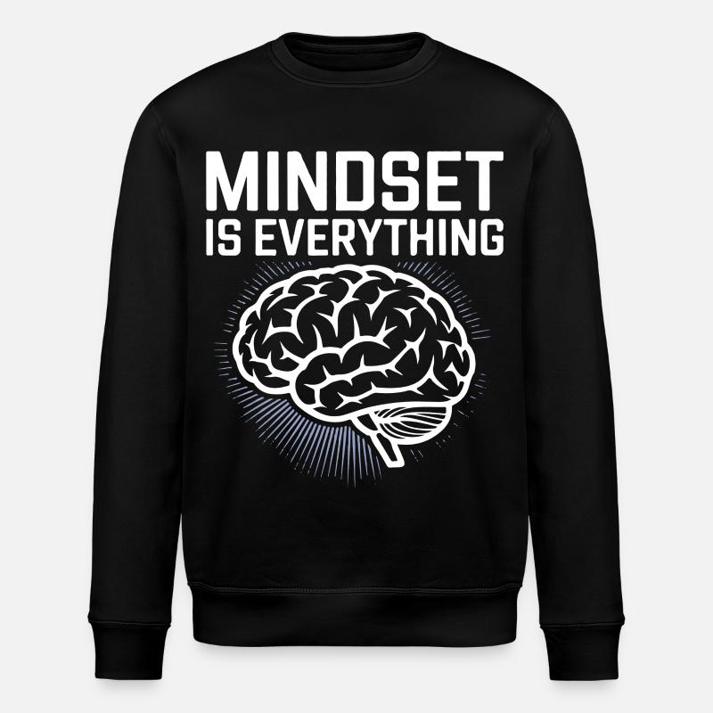 Mindset Ist Alles - Stanley/Stella Unisex Bio-Sweatshirt ROLLER - Schwarz
