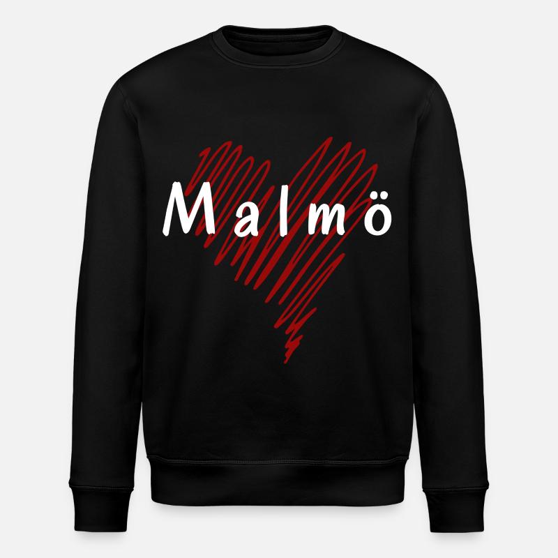 J’aime Malmö, Malmö Suède - Sweat bio ROLLER Stanley/Stella Unisexe - noir