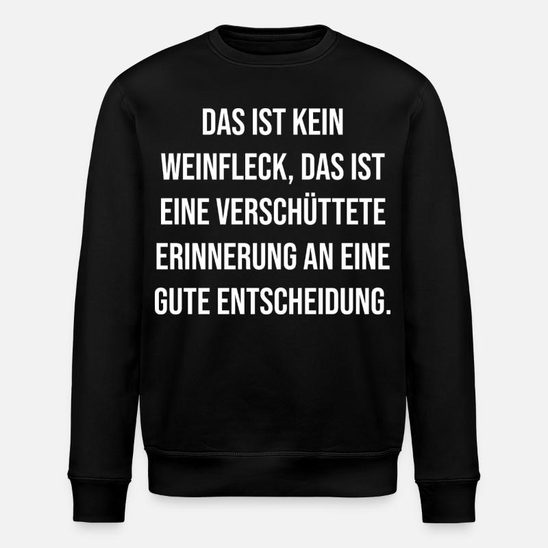 Buried memory: Good decision - Stanley/Stella ROLLER Unisex Organic Sweatshirt - black