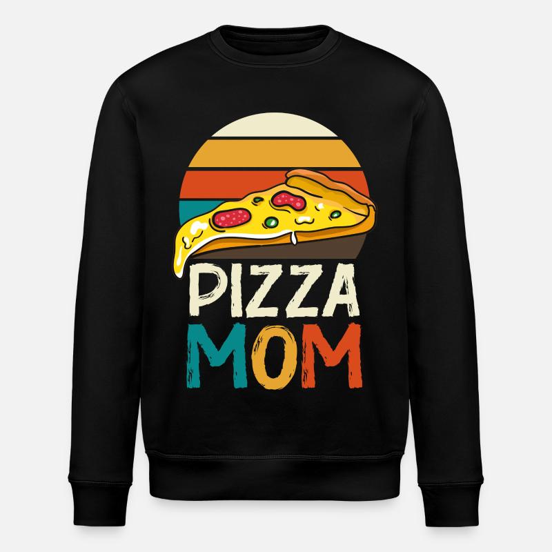 Pizza Mom Slice Retro - Sweat bio ROLLER Stanley/Stella Unisexe - noir