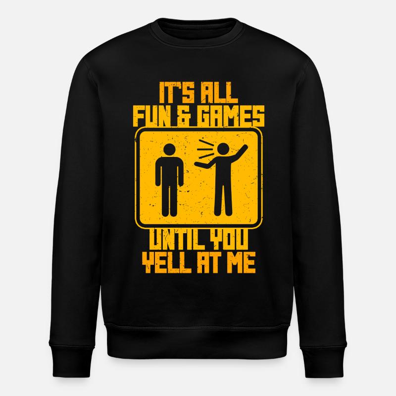 Sourd, sourd, malentendant - Sweat bio ROLLER Stanley/Stella Unisexe - noir