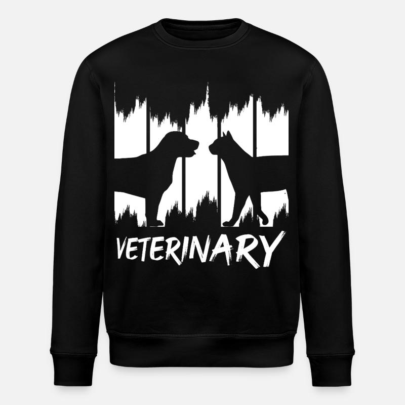Drôle de vétérinaire - Sweat bio ROLLER Stanley/Stella Unisexe - noir