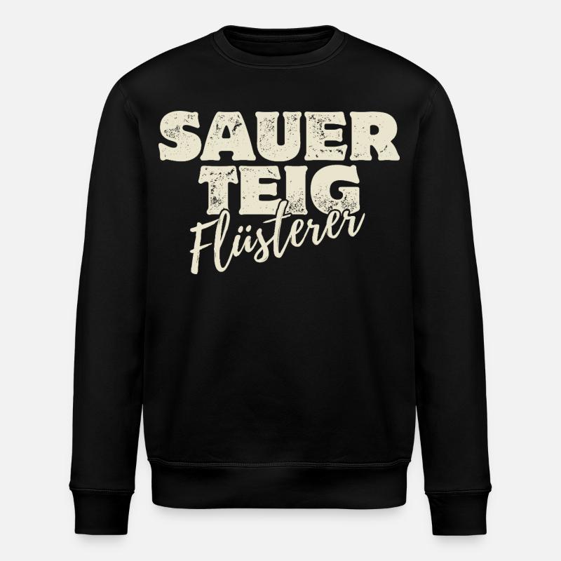 Chuchoteur au levain - Sweat bio ROLLER Stanley/Stella Unisexe - noir