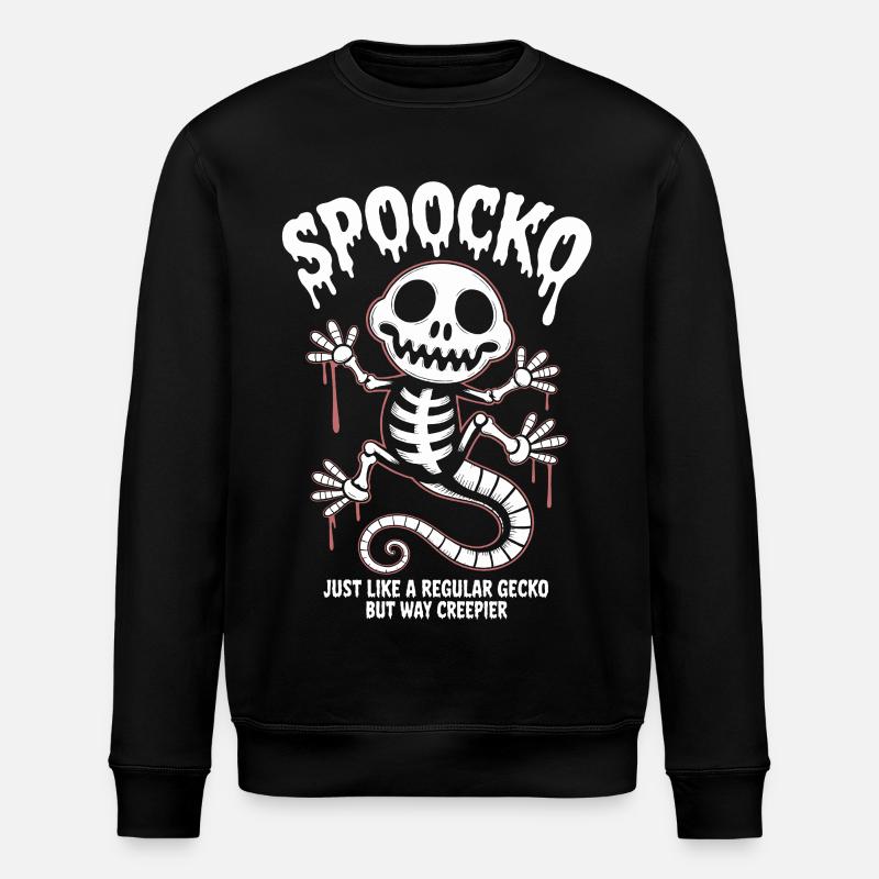 Squelette effrayant Halloween - Sweat bio ROLLER Stanley/Stella Unisexe - noir