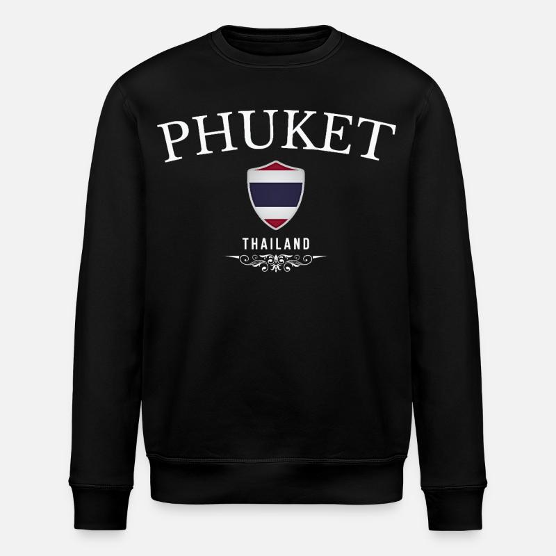 Phuket, Thailand, Phuket-Souvenir - Stanley/Stella Unisex Bio-Sweatshirt ROLLER - Schwarz