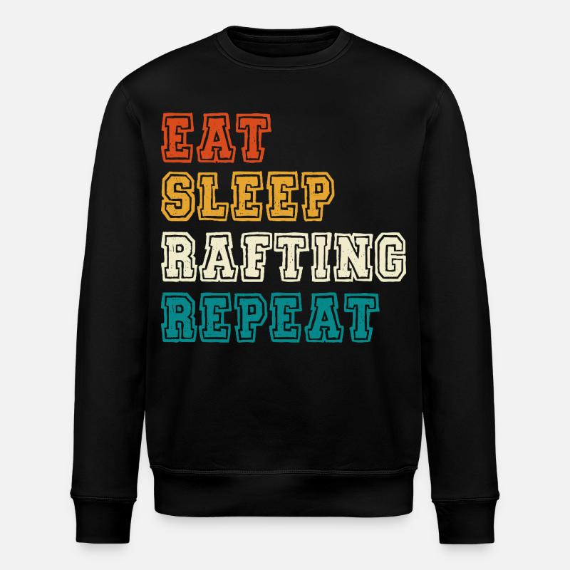 Manger dormir Rafting Répéter - Sweat bio ROLLER Stanley/Stella Unisexe - noir