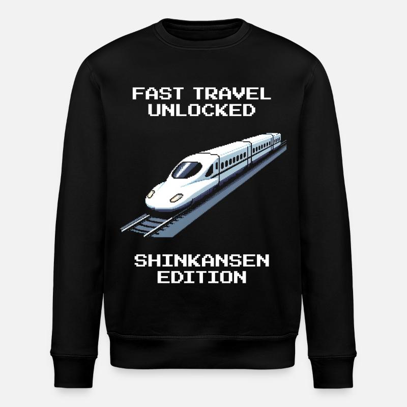Voyage rapide débloqué | Shinkansen Japon - Sweat bio ROLLER Stanley/Stella Unisexe - noir