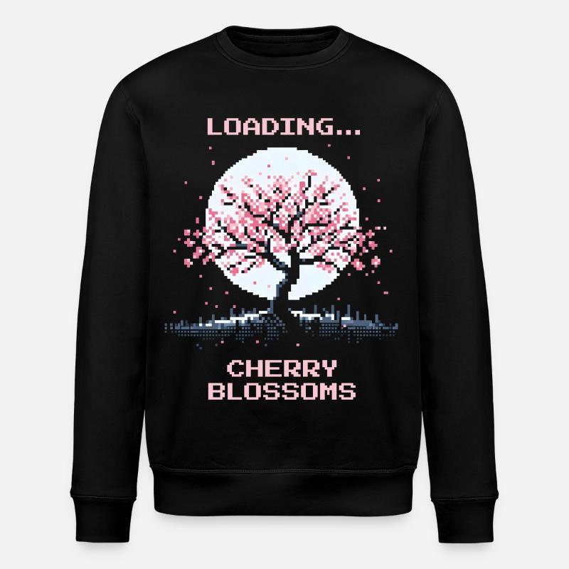 Lädt: Kirschblüten | Sakura Saison Japan - Stanley/Stella Unisex Bio-Sweatshirt ROLLER - Schwarz