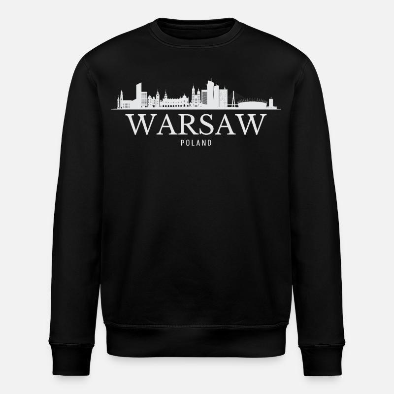 Horizon de Varsovie, Varsovie Pologne - Sweat bio ROLLER Stanley/Stella Unisexe - noir