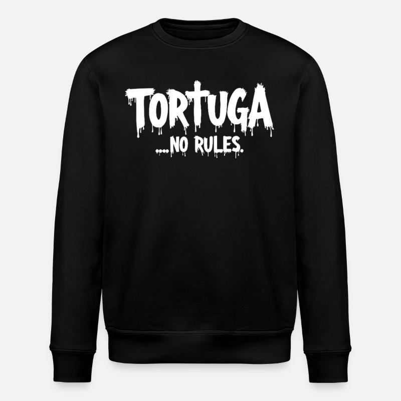 Tortuga – No Rules - Stanley/Stella ROLLER Unisex Organic Sweatshirt - black