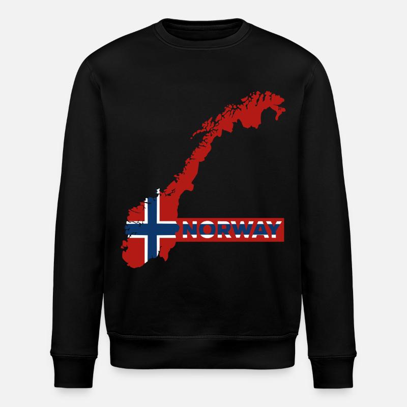 Norvège Vacances Nature Cadeau - Sweat bio ROLLER Stanley/Stella Unisexe - noir