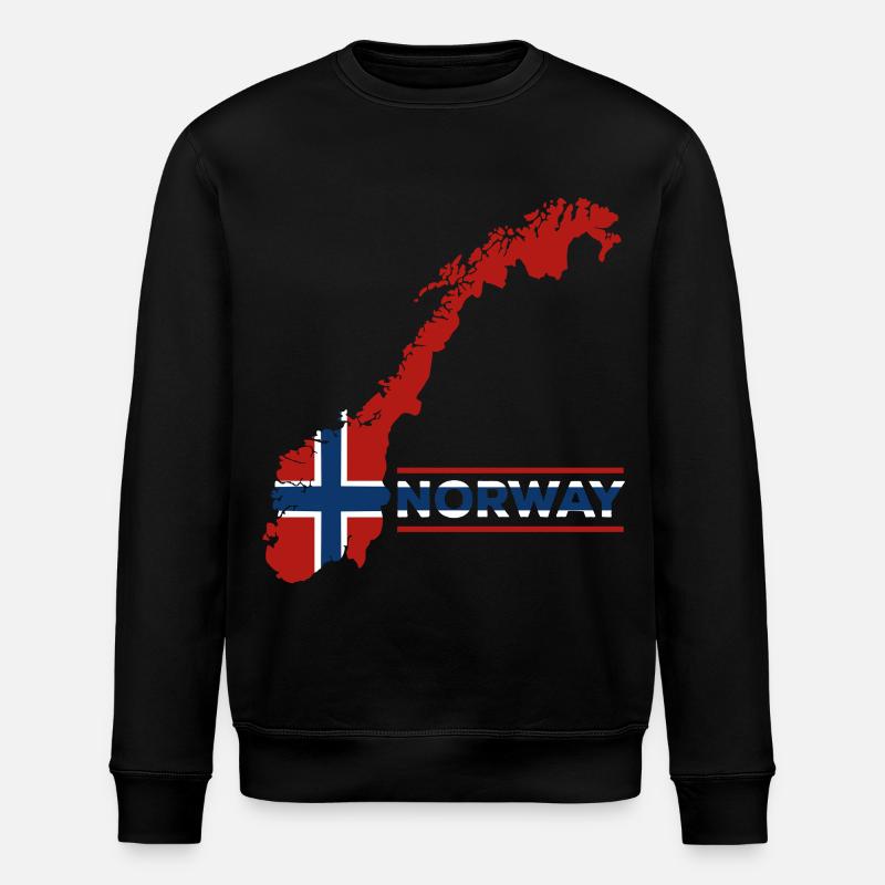 Norvège Vacances Nature Cadeau - Sweat bio ROLLER Stanley/Stella Unisexe - noir
