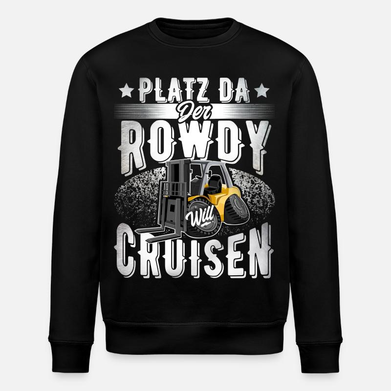 Staplerfahrer - Stanley/Stella Unisex Bio-Sweatshirt ROLLER - Schwarz