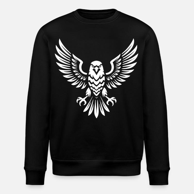 Fauconnerie majestueuse Oiseau De Proie Art - Sweat bio ROLLER Stanley/Stella Unisexe - noir