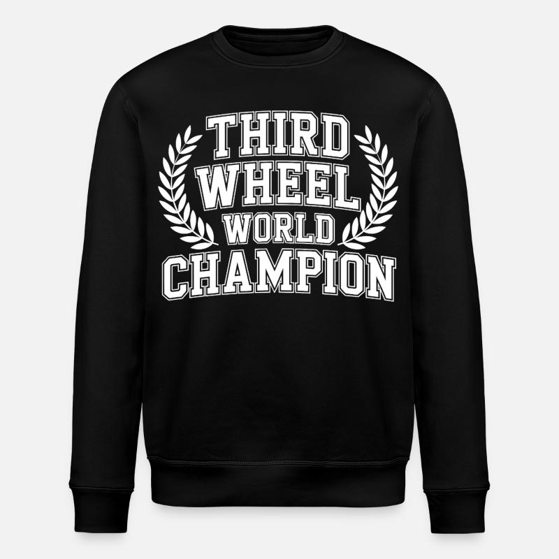 Dritter Rad Welt Champion - Stanley/Stella Unisex Bio-Sweatshirt ROLLER - Schwarz