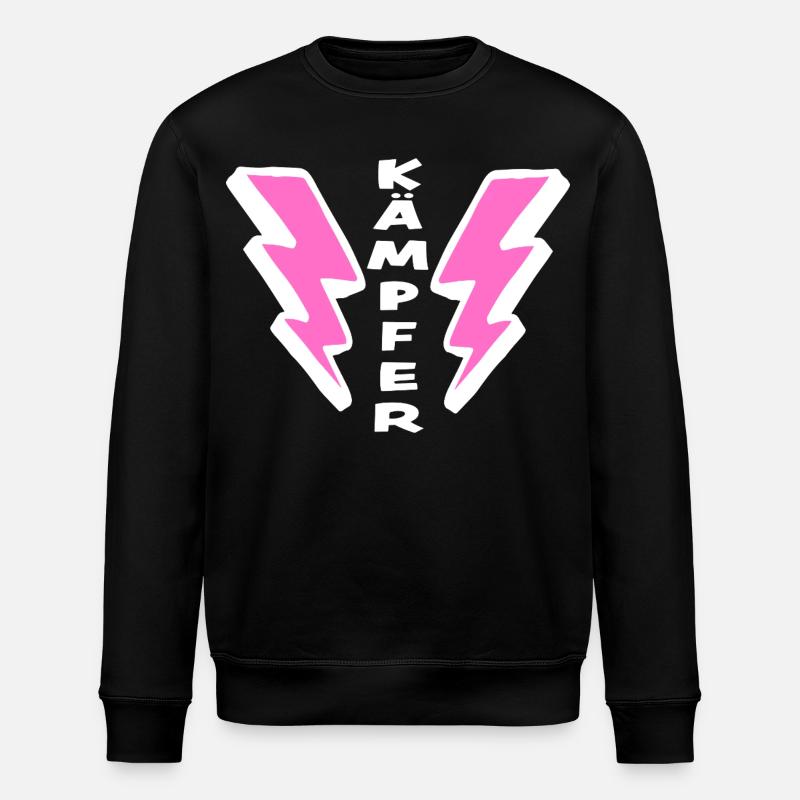 Mutmacher Geschenk: Kämpfer - Stanley/Stella Unisex Bio-Sweatshirt ROLLER - Schwarz
