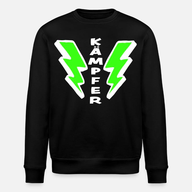 Fighter - Stanley/Stella ROLLER Unisex Organic Sweatshirt - black