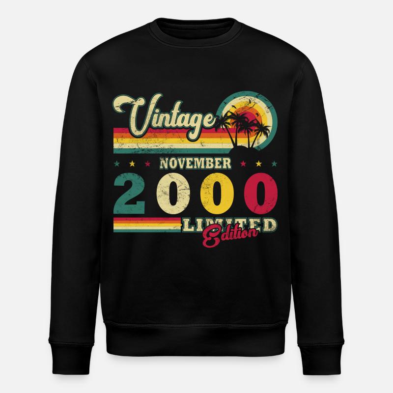 Novembre 2000 - Novembre 2000 Cadeau d’anniversaire - Sweat bio ROLLER Stanley/Stella Unisexe - noir