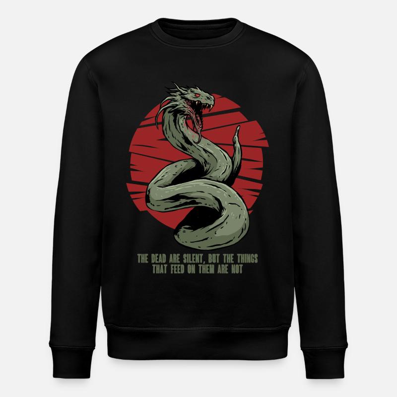 Créatures mythologiques du basilic - Sweat bio ROLLER Stanley/Stella Unisexe - noir