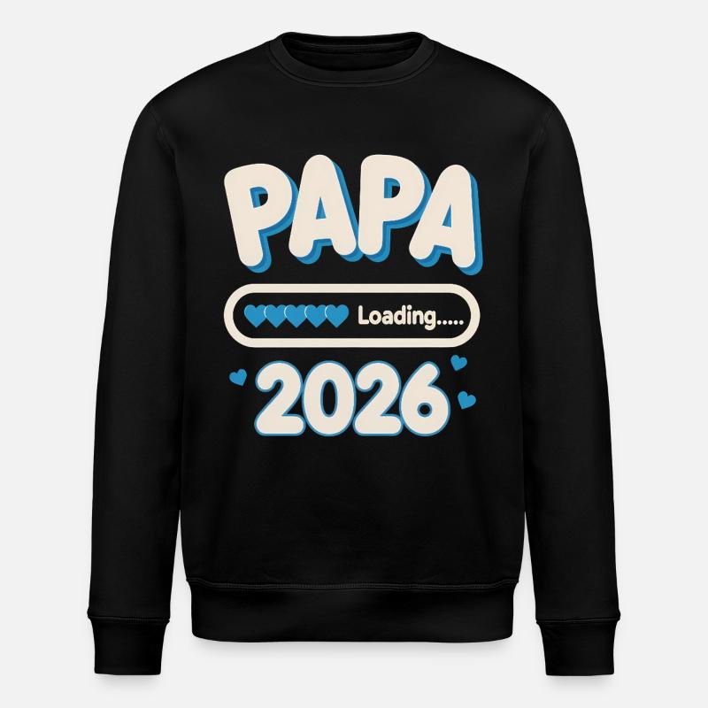 Papa Loading 2026 - Stanley/Stella ROLLER Unisex Organic Sweatshirt - black