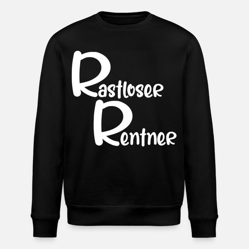 Des retraités agités - Sweat bio ROLLER Stanley/Stella Unisexe - noir