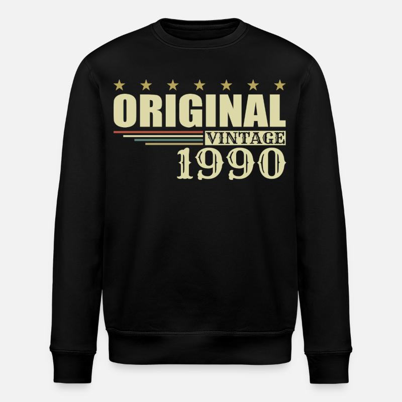1990 Anniversaire 1990 - Sweat bio ROLLER Stanley/Stella Unisexe - noir