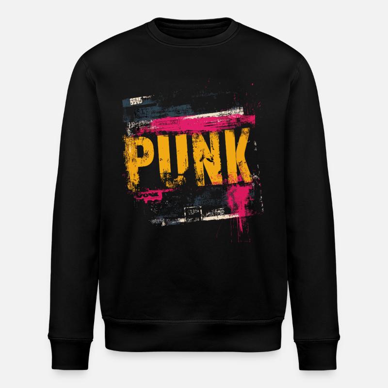 Punkrock - Stanley/Stella Unisex Bio-Sweatshirt ROLLER - Schwarz