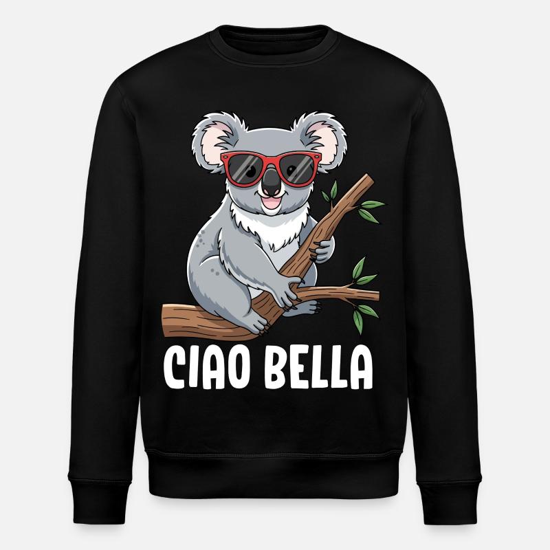Ciao Bella - Stanley/Stella Unisex Bio-Sweatshirt ROLLER - Schwarz