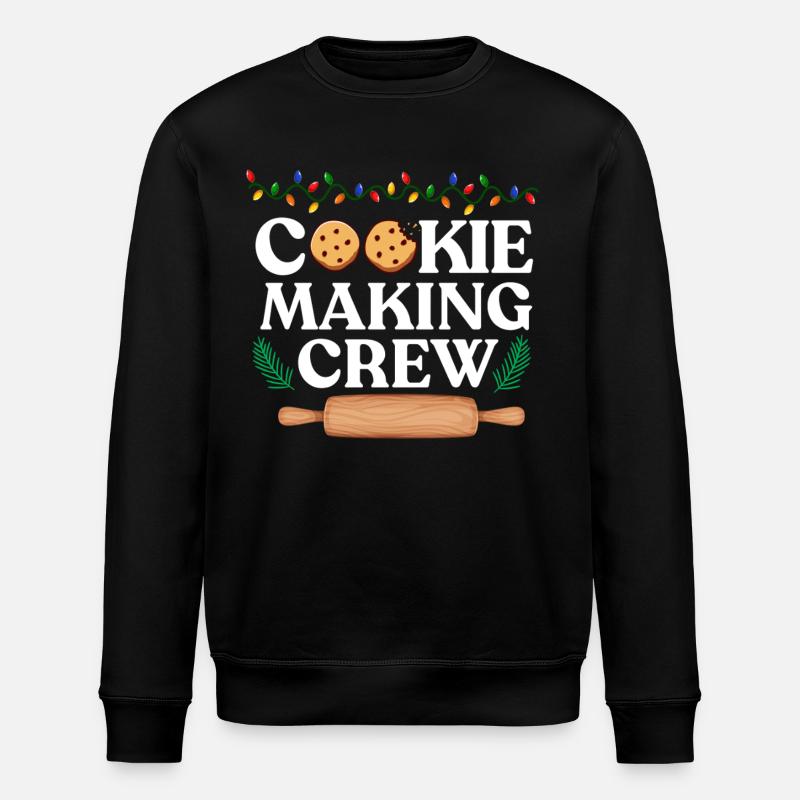 cooking making crew.  - Stanley/Stella ROLLER Unisex Organic Sweatshirt - black