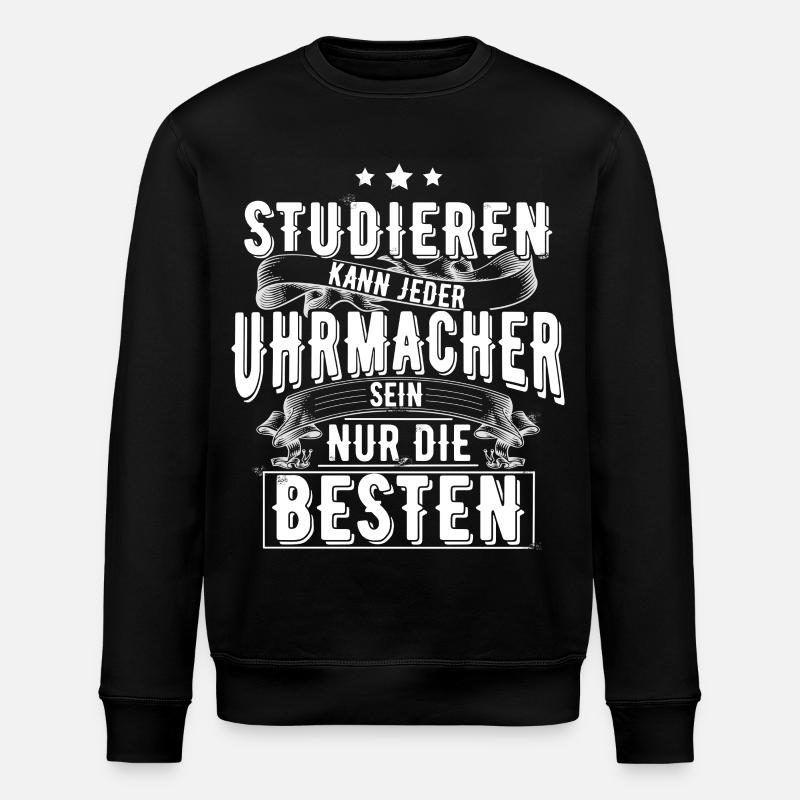 Uhrmacher - Stanley/Stella Unisex Bio-Sweatshirt ROLLER - Schwarz