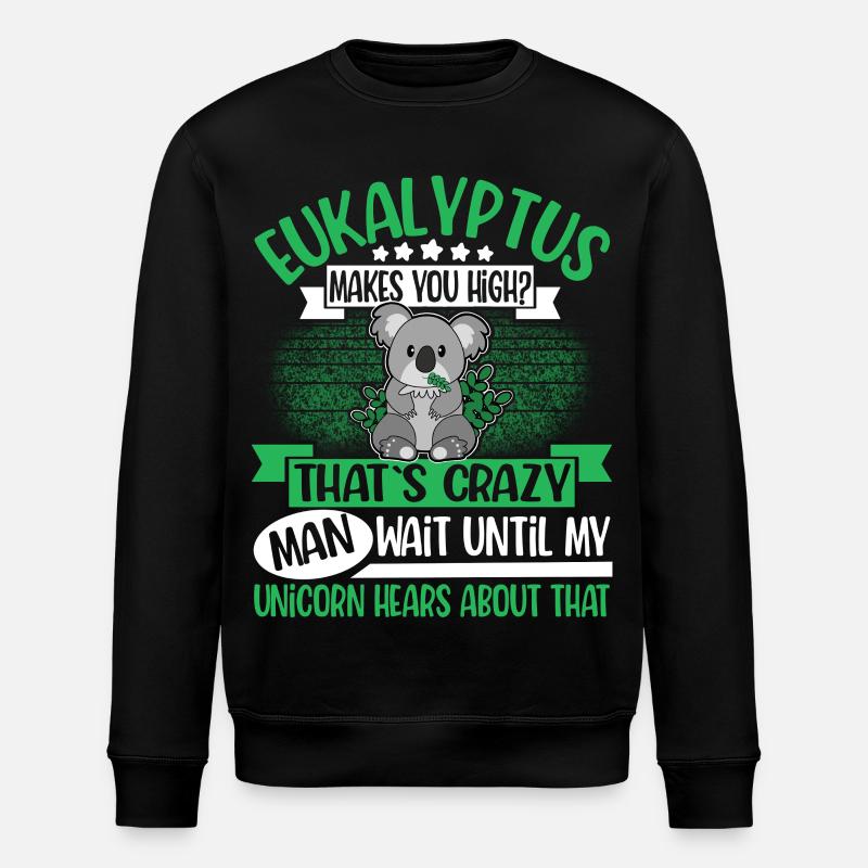 Koala - Stanley/Stella Unisex Bio-Sweatshirt ROLLER - Schwarz