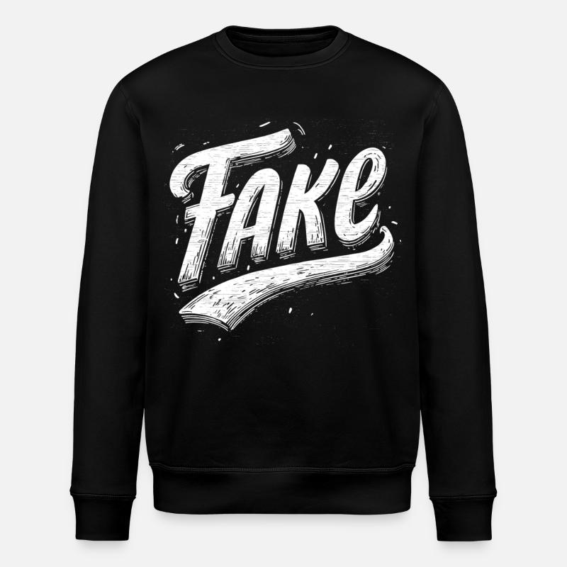 Fake - Stanley/Stella Unisex Bio-Sweatshirt ROLLER - Schwarz