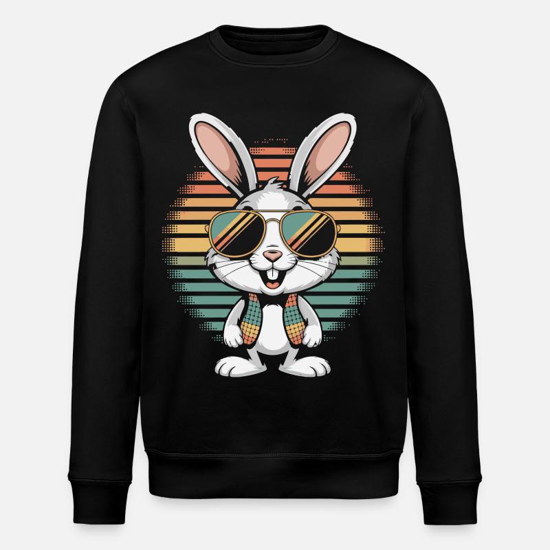 Lapin cool - Sweat bio ROLLER Stanley/Stella Unisexe - noir