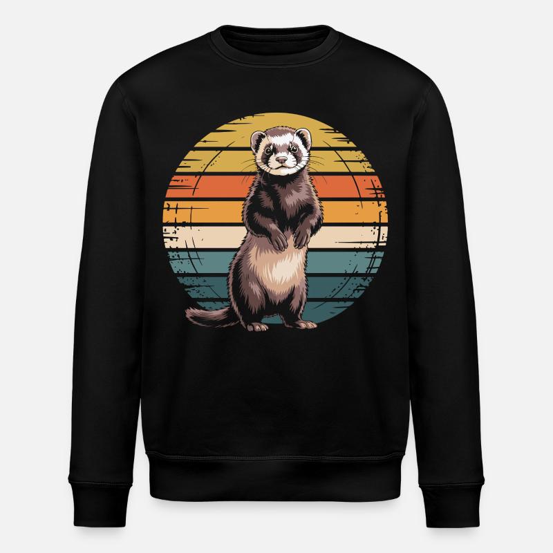 Furet - Sweat bio ROLLER Stanley/Stella Unisexe - noir