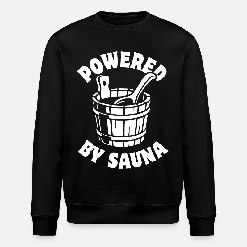 Propulsé par Sauna - Saunieren - Spruch - Sweat bio ROLLER Stanley/Stella Unisexe - noir