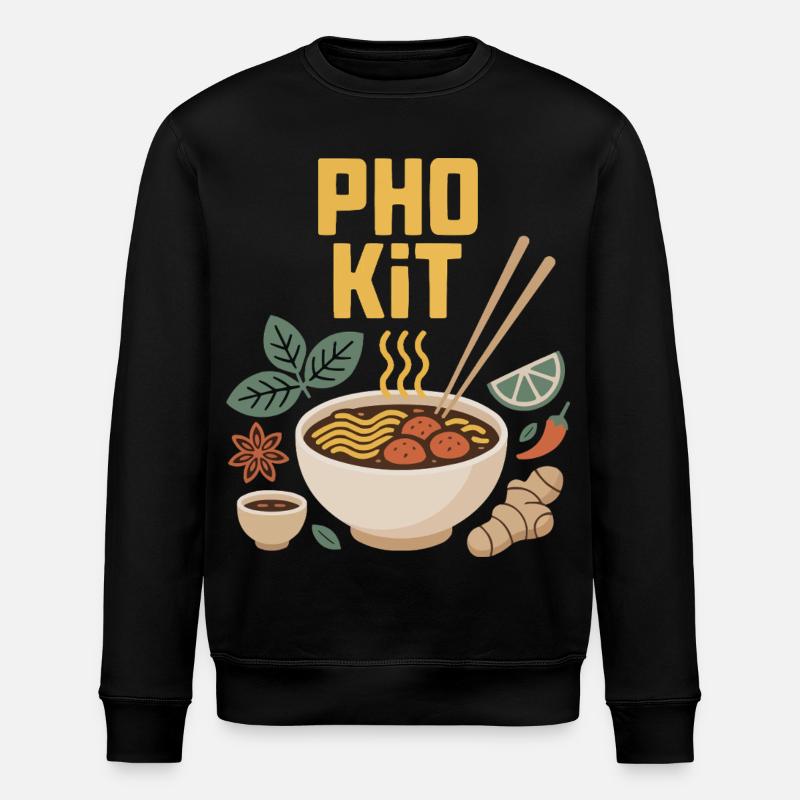 Mélange de kit Pho - Sweat bio ROLLER Stanley/Stella Unisexe - noir