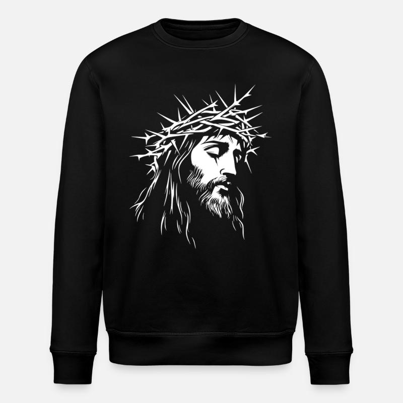 Jésus-Christ Dieu chrétien - Sweat bio ROLLER Stanley/Stella Unisexe - noir