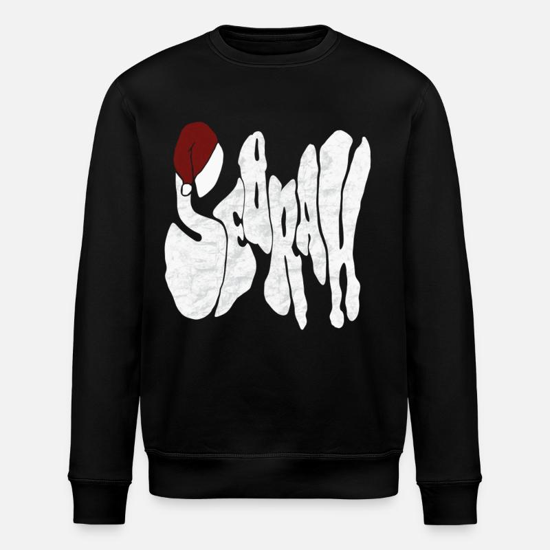 Savage "SEBRAH" Graffiti Font Marble - Stanley/Stella ROLLER Unisex Organic Sweatshirt - black