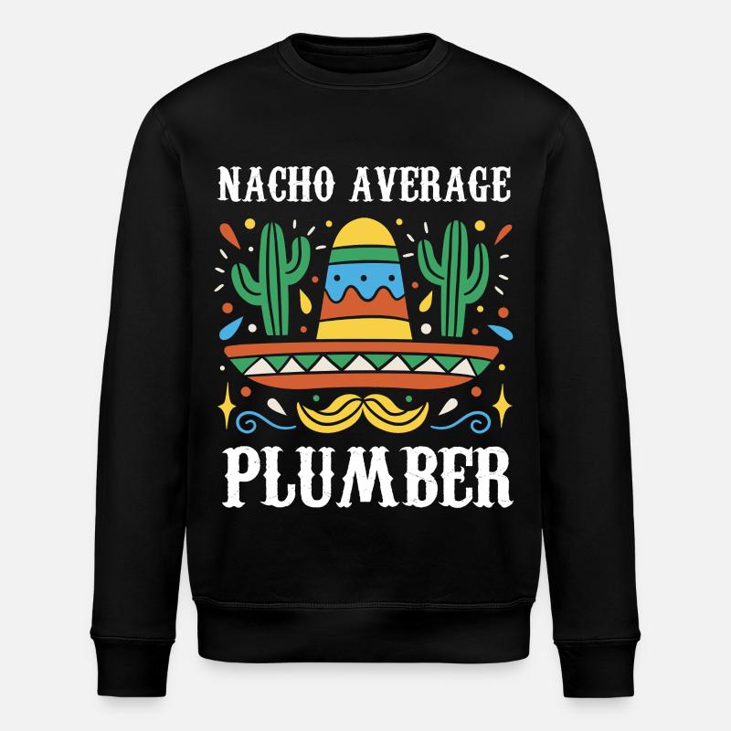 Nacho Plombier moyen - Sweat bio ROLLER Stanley/Stella Unisexe - noir
