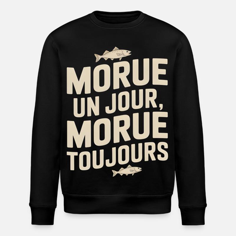 Once cod Cod - Stanley/Stella ROLLER Unisex Organic Sweatshirt - black